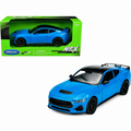 2024 Ford Mustang GT Blue 1:24 Diecast Model Car