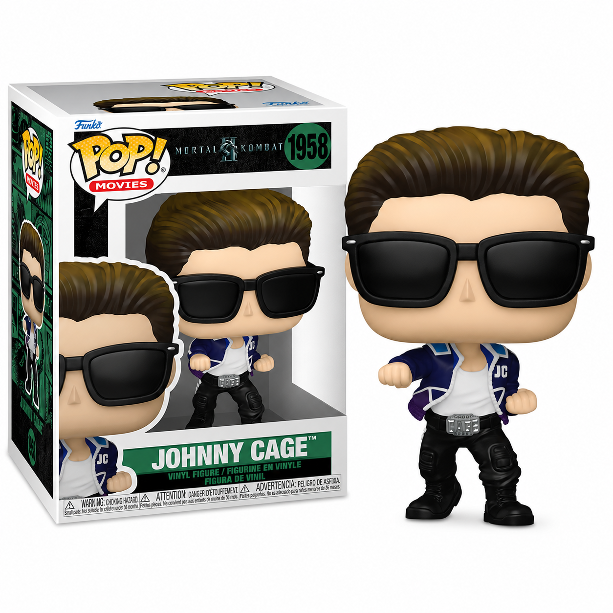 Funko Pop! Johnny Cage #1958 Mortal Kombat II Vinyl Figure