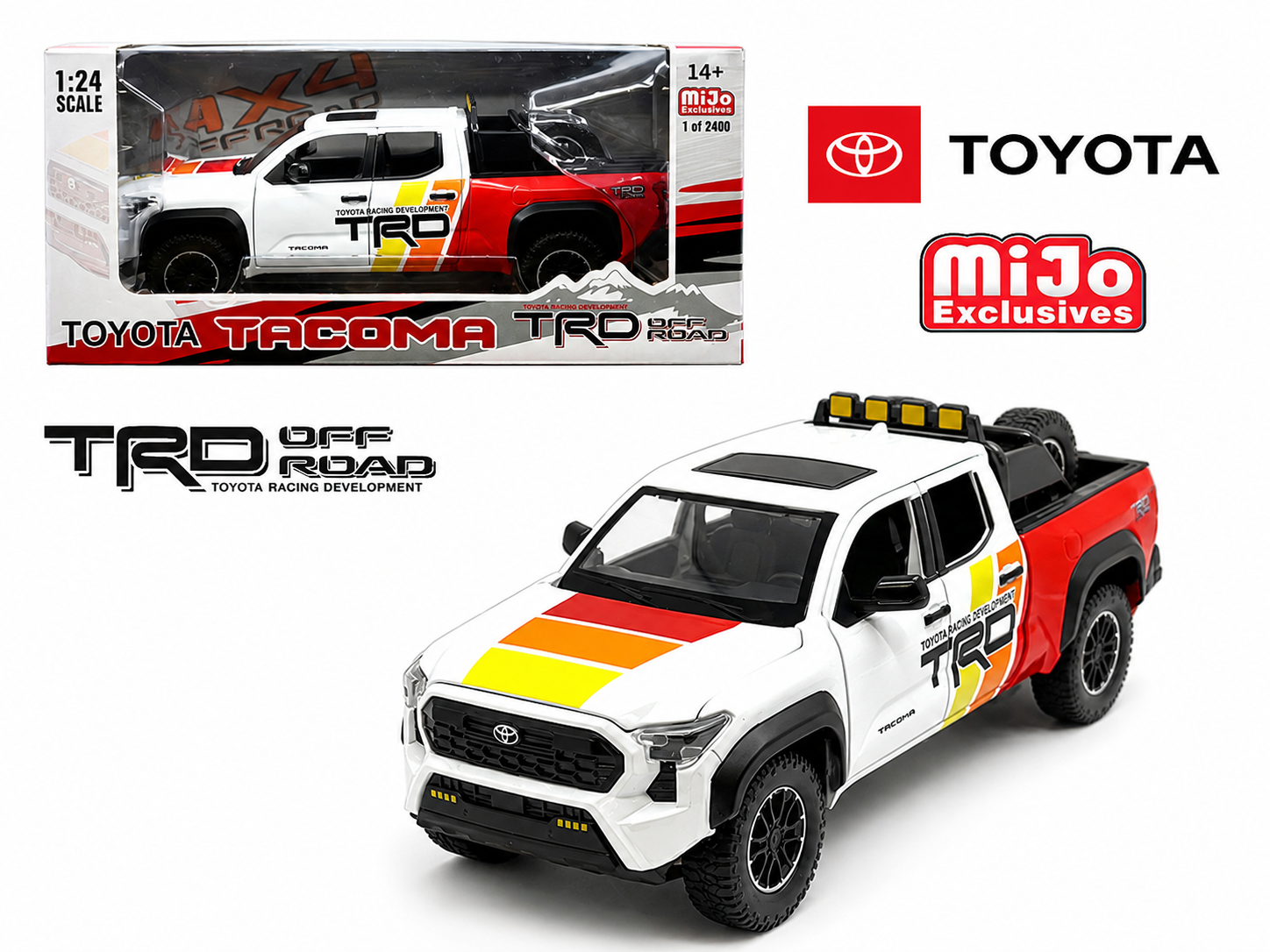 2024 Toyota Tacoma TRD Off Road 1:24 MiJo Exclusive Diecast