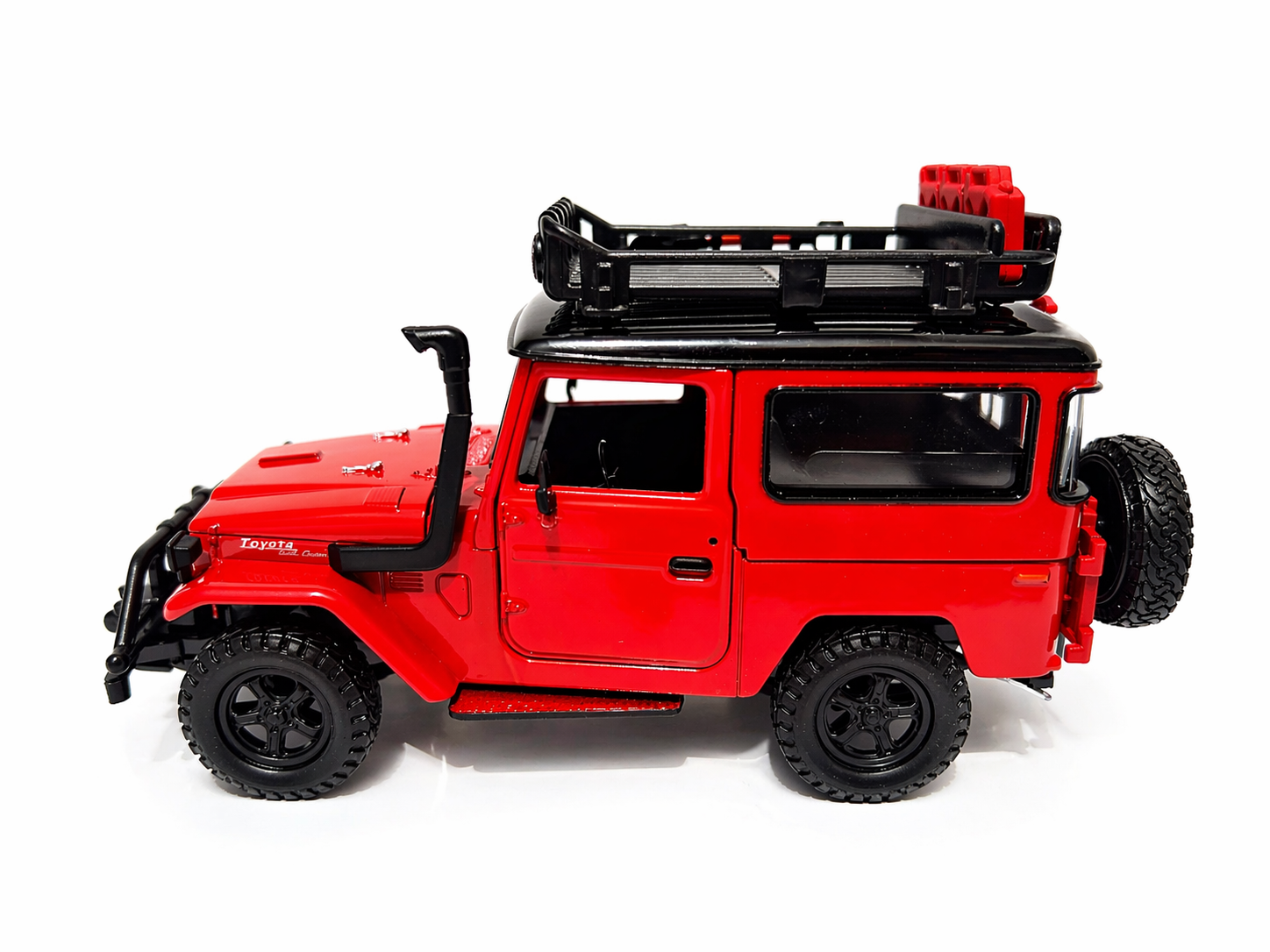 Toyota FJ40 Land Cruiser Red 1:24 Diecast 4x4 Model