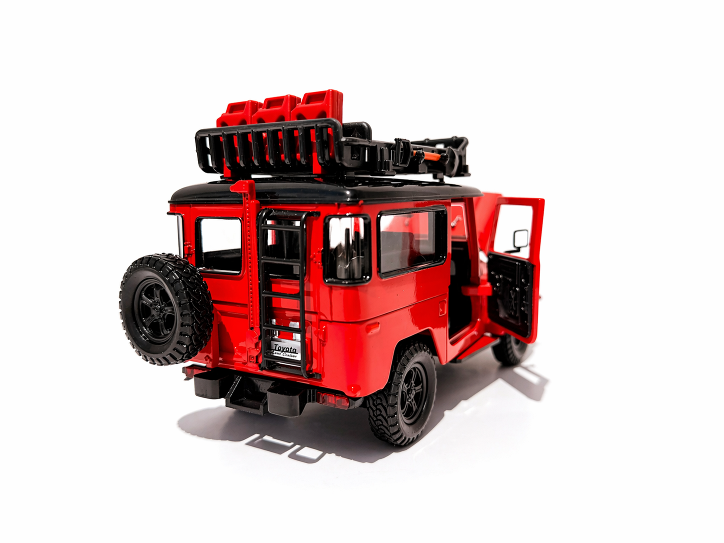 Toyota FJ40 Land Cruiser Red 1:24 Diecast 4x4 Model