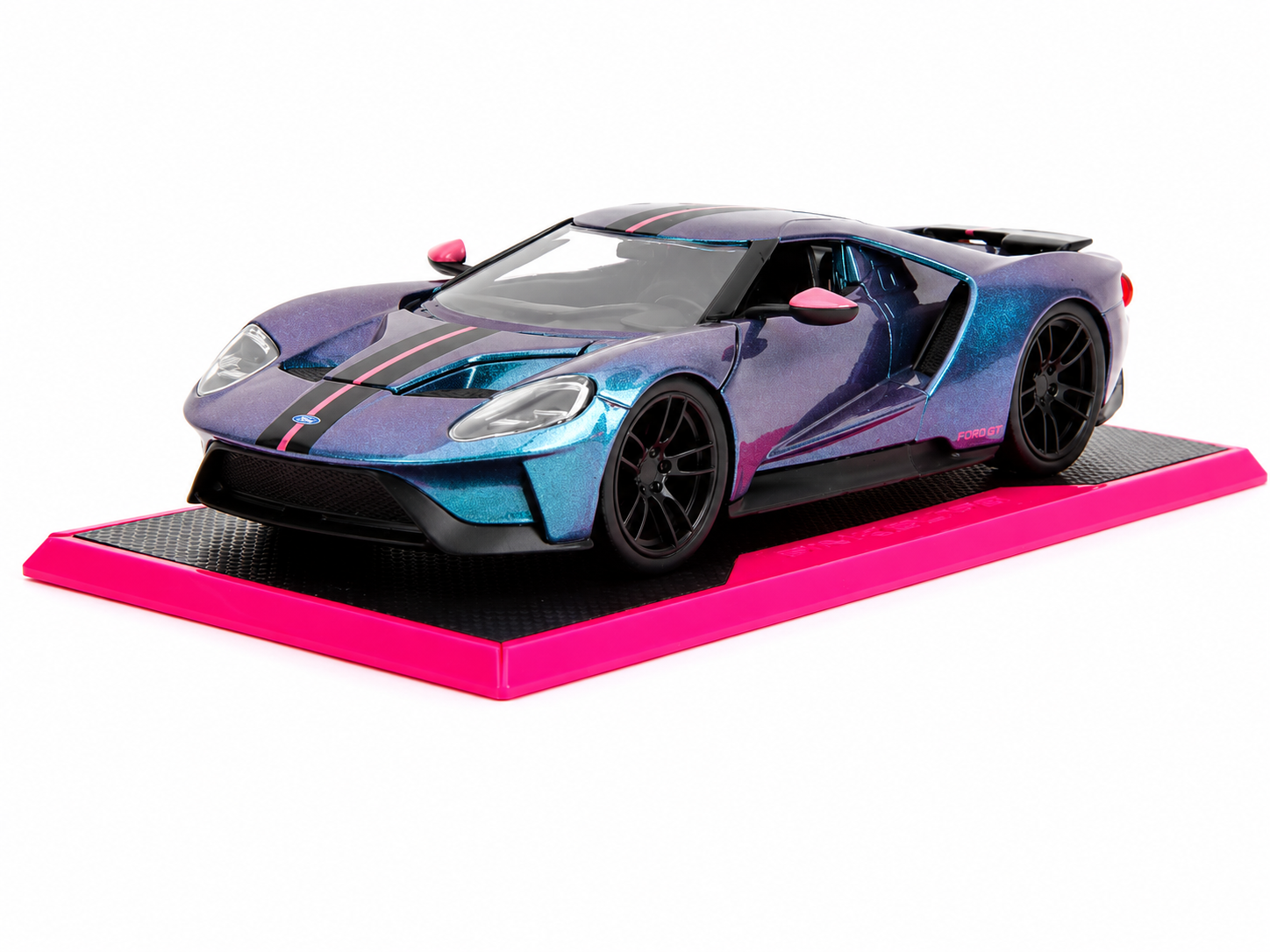 Jada Pink Slips 2017 Ford GT 1:24 Diecast Model Car Purple Blue