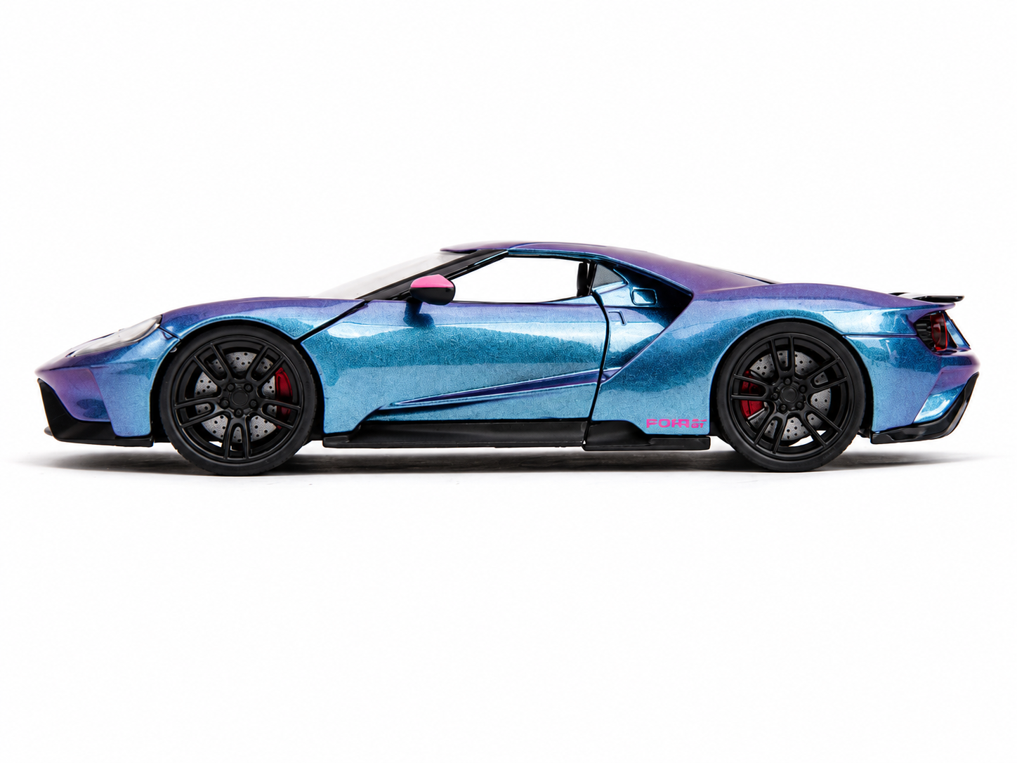 Jada Pink Slips 2017 Ford GT 1:24 Diecast Model Car Purple Blue