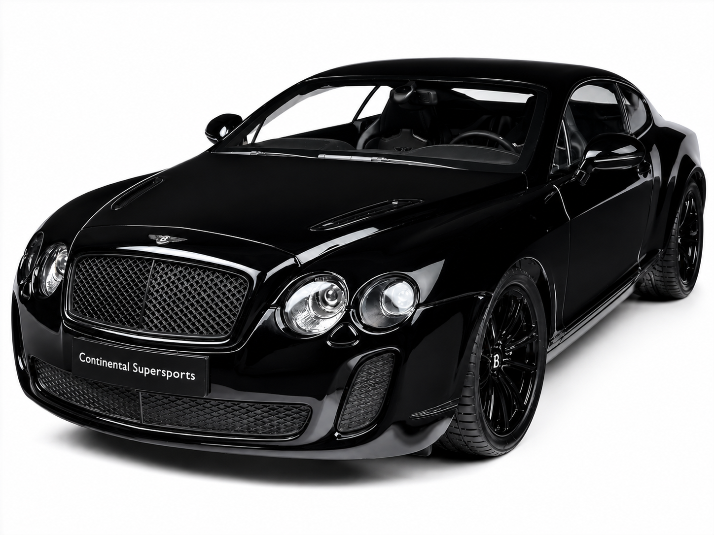 Welly Bentley Continental Supersports Black 1:18 Diecast Model Car