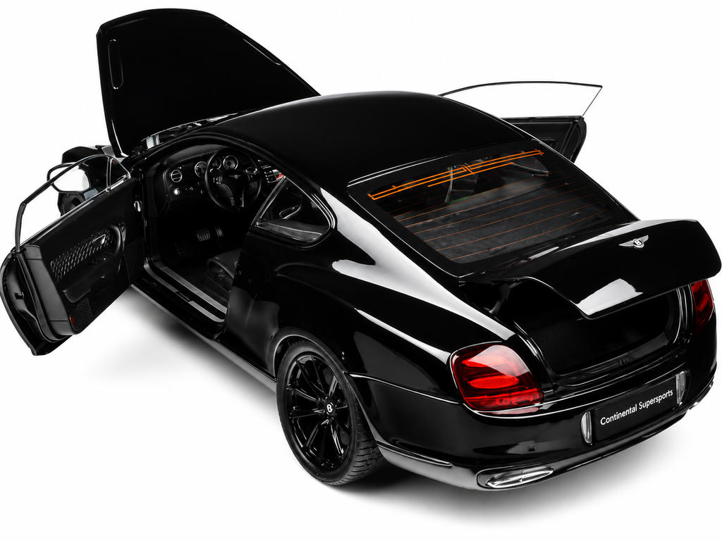 Welly Bentley Continental Supersports Black 1:18 Diecast Model Car