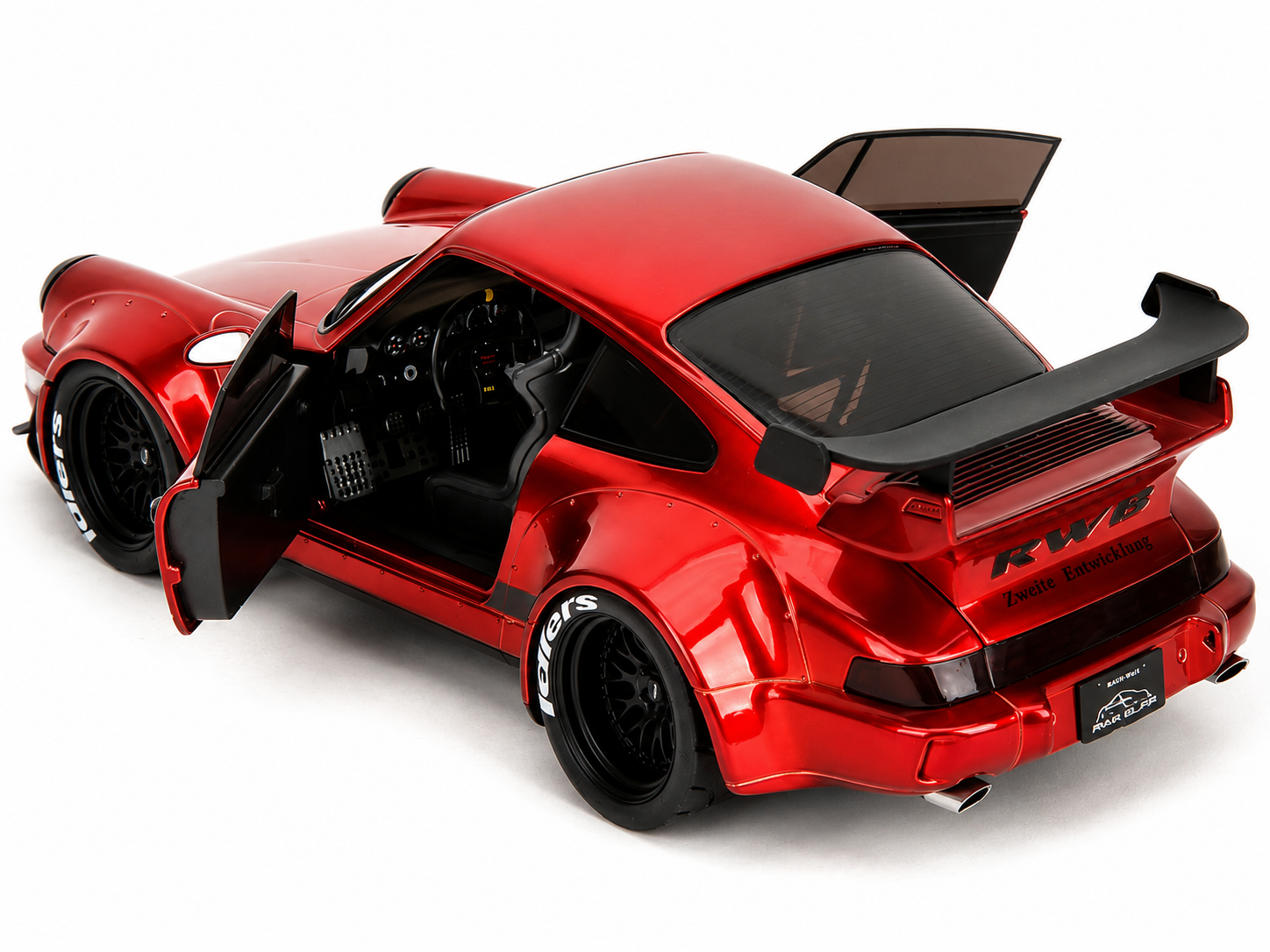 Jada Toys Pink Slips Porsche 911 RWB Rauh-Welt Begriff Red 1:18 Diecast Model Car