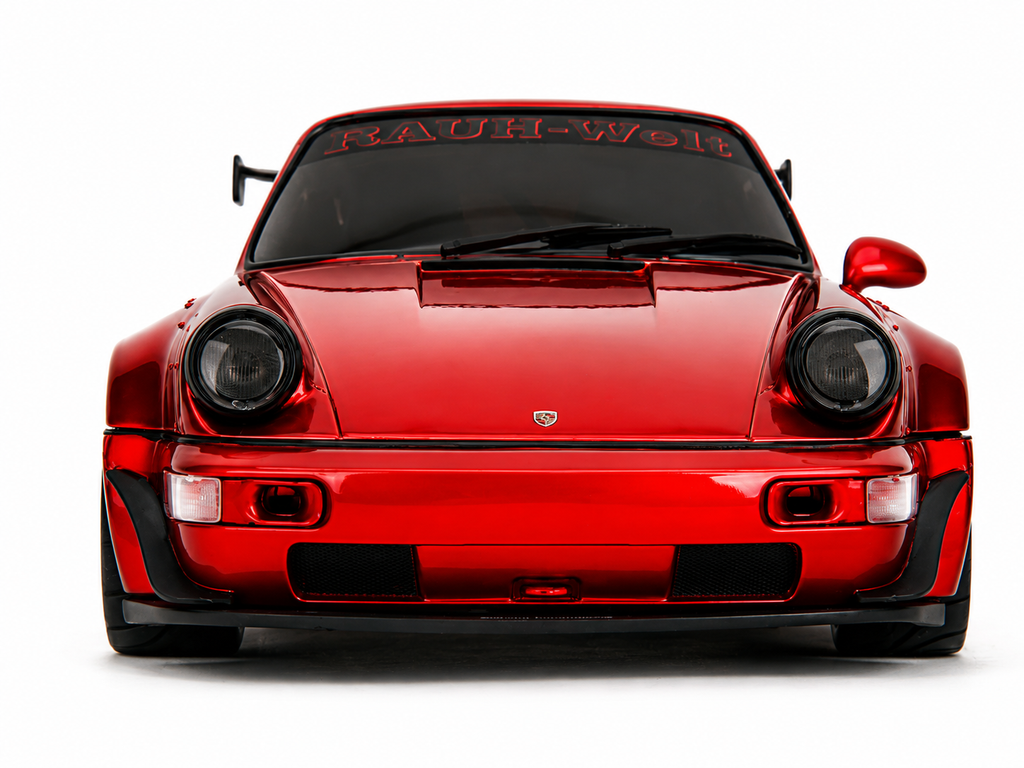 Jada Toys Pink Slips Porsche 911 RWB Rauh-Welt Begriff Red 1:18 Diecast Model Car