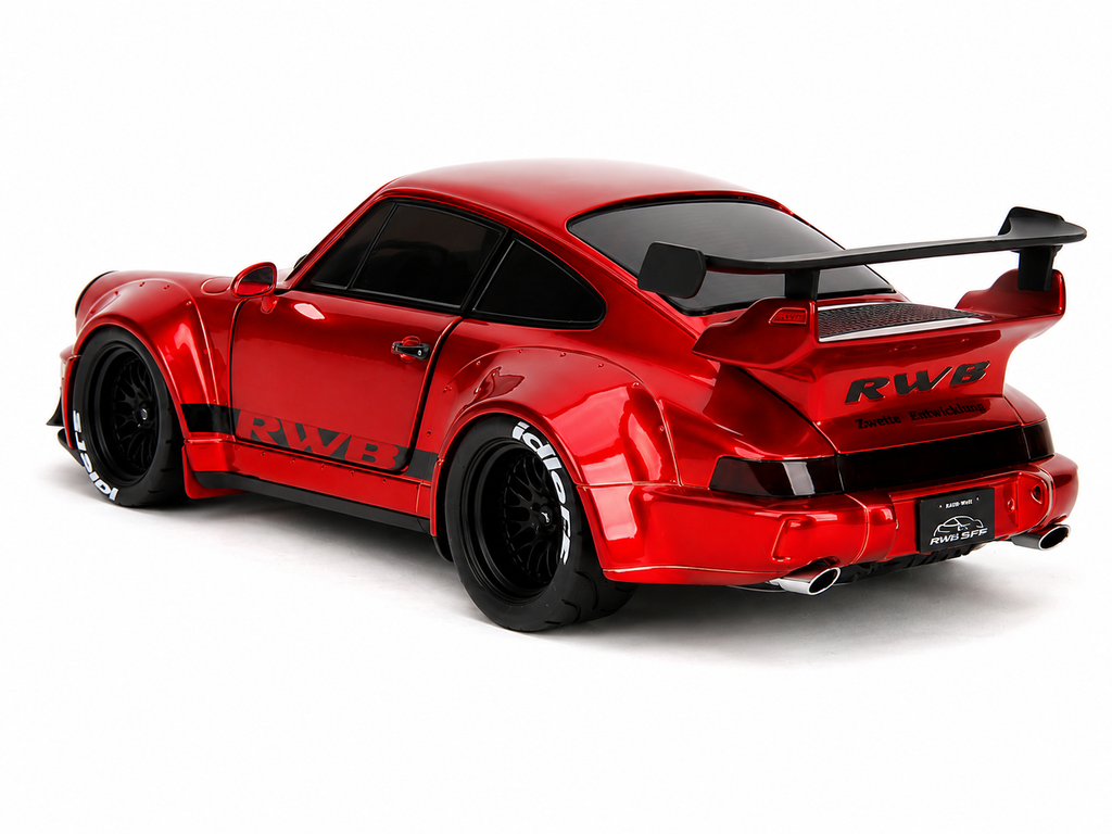 Jada Toys Pink Slips Porsche 911 RWB Rauh-Welt Begriff Red 1:18 Diecast Model Car
