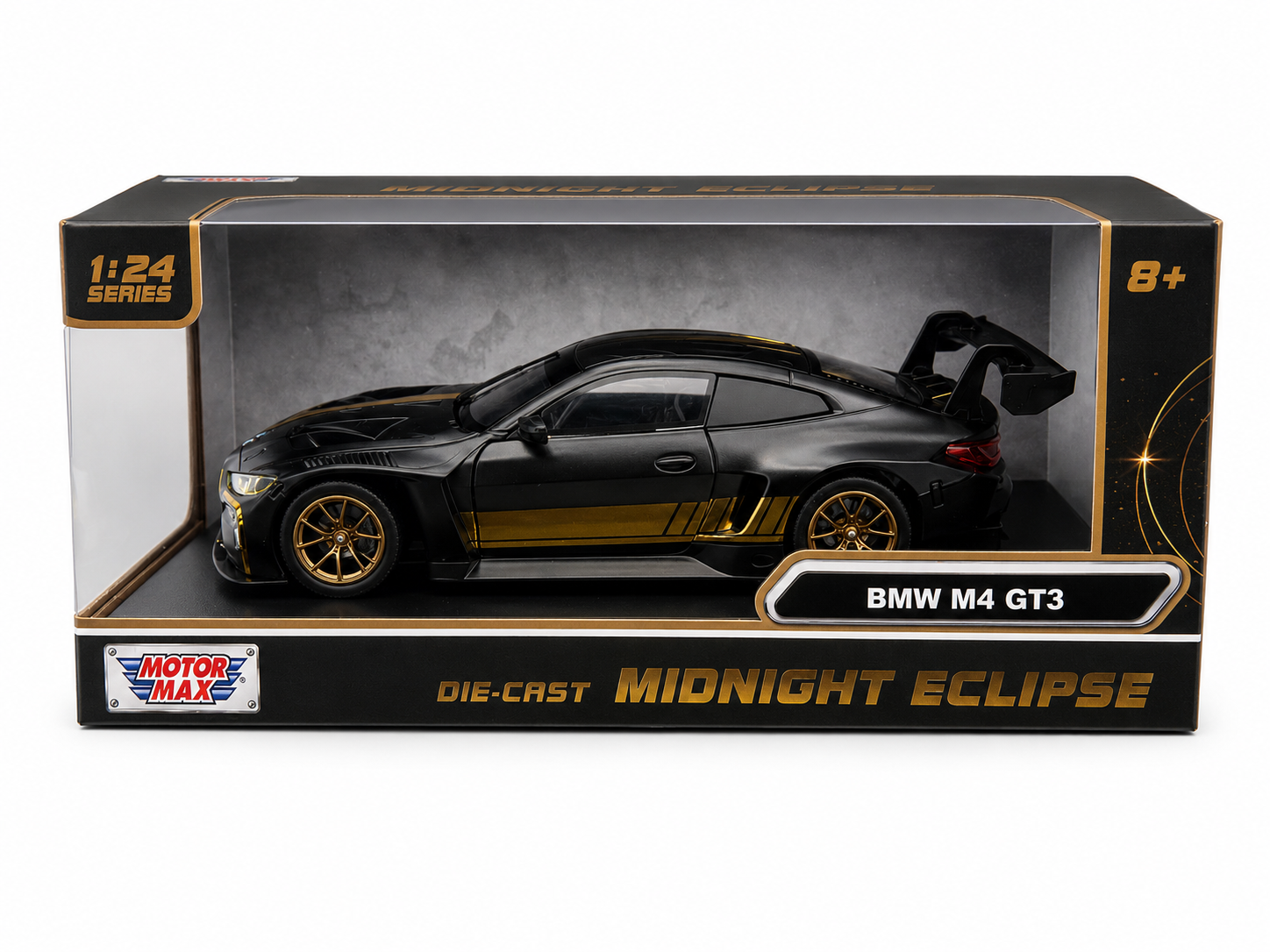 Motor Max BMW M4 GT3 Midnight Eclipse 1:24 Diecast Model Car