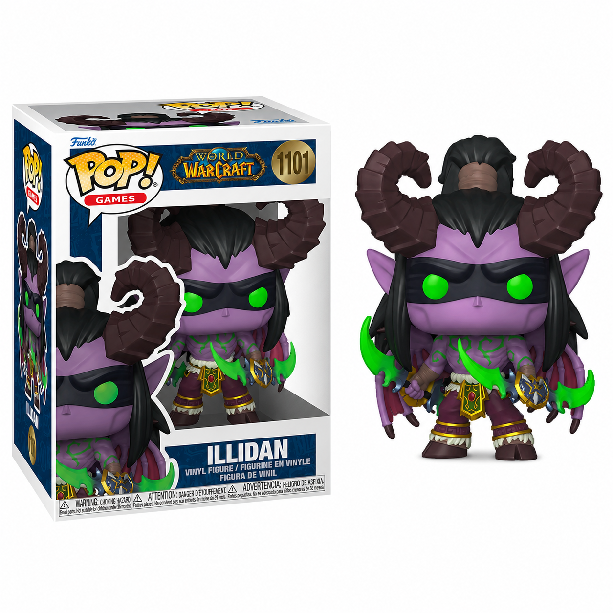 Funko Pop! Games World of Warcraft Illidan #1101 Vinyl Figure