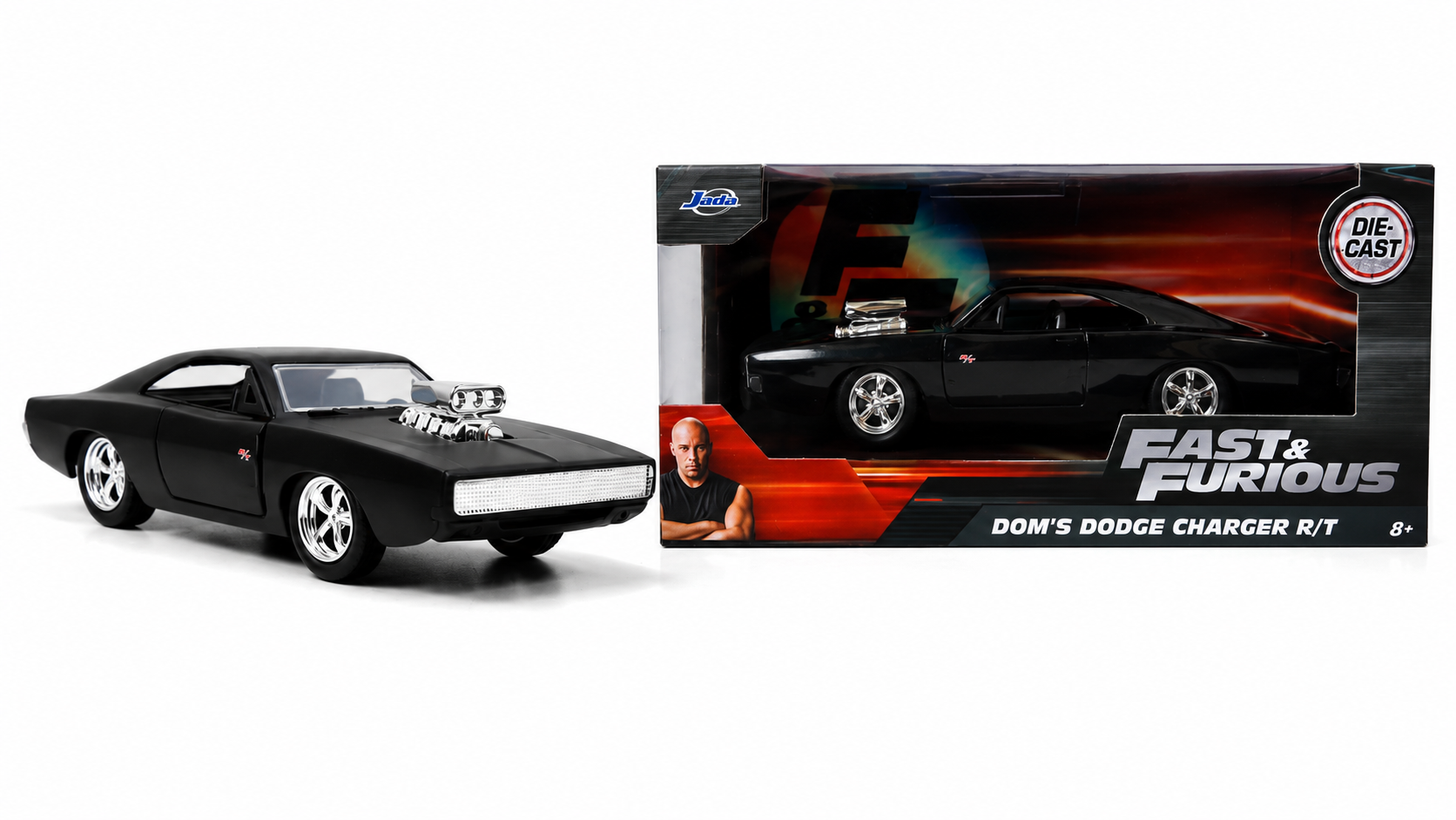 Jada Fast & Furious Dom's Dodge Charger R/T 1:32 Diecast Car
