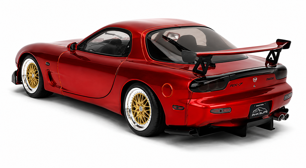 Jada Pink Slips Mazda RX-7 FD 1995 Red 1:18 Diecast Model Car