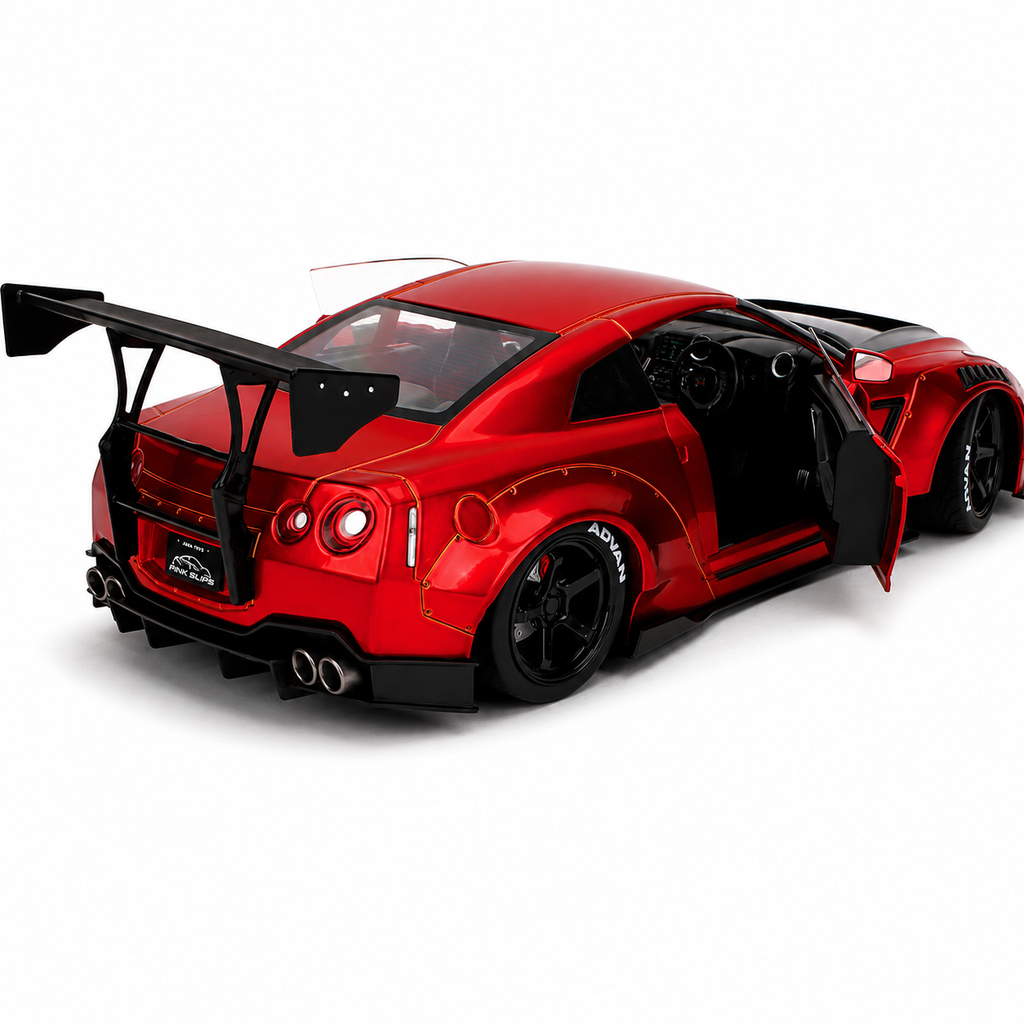 Jada Pink Slips Nissan GT-R R35 Liberty Walk 1:18 Diecast Model Car