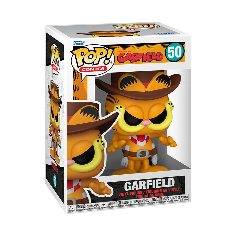 Funko Pop! Garfield Cowboy #50 Garfield Comics Vinyl Figure