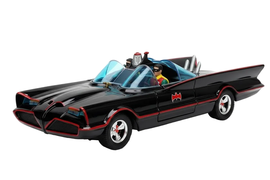 Jada Hollywood Rides Batmobile 1966 Batman 1:24 Collector Set
